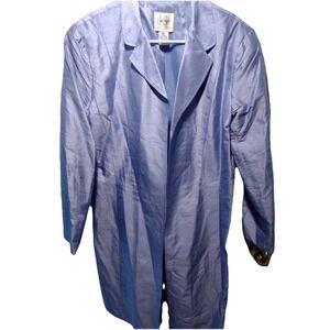 Jane Seymour Signature Jacket PURPLE Collared Snaps Lined Size 14 MS C32